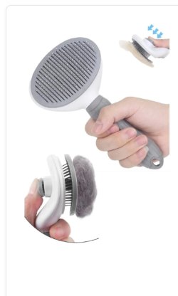 Evcil Hayvan Kedi Köpek Tüy Toplayıcı Otomatik Tuşlu Pet Tarak