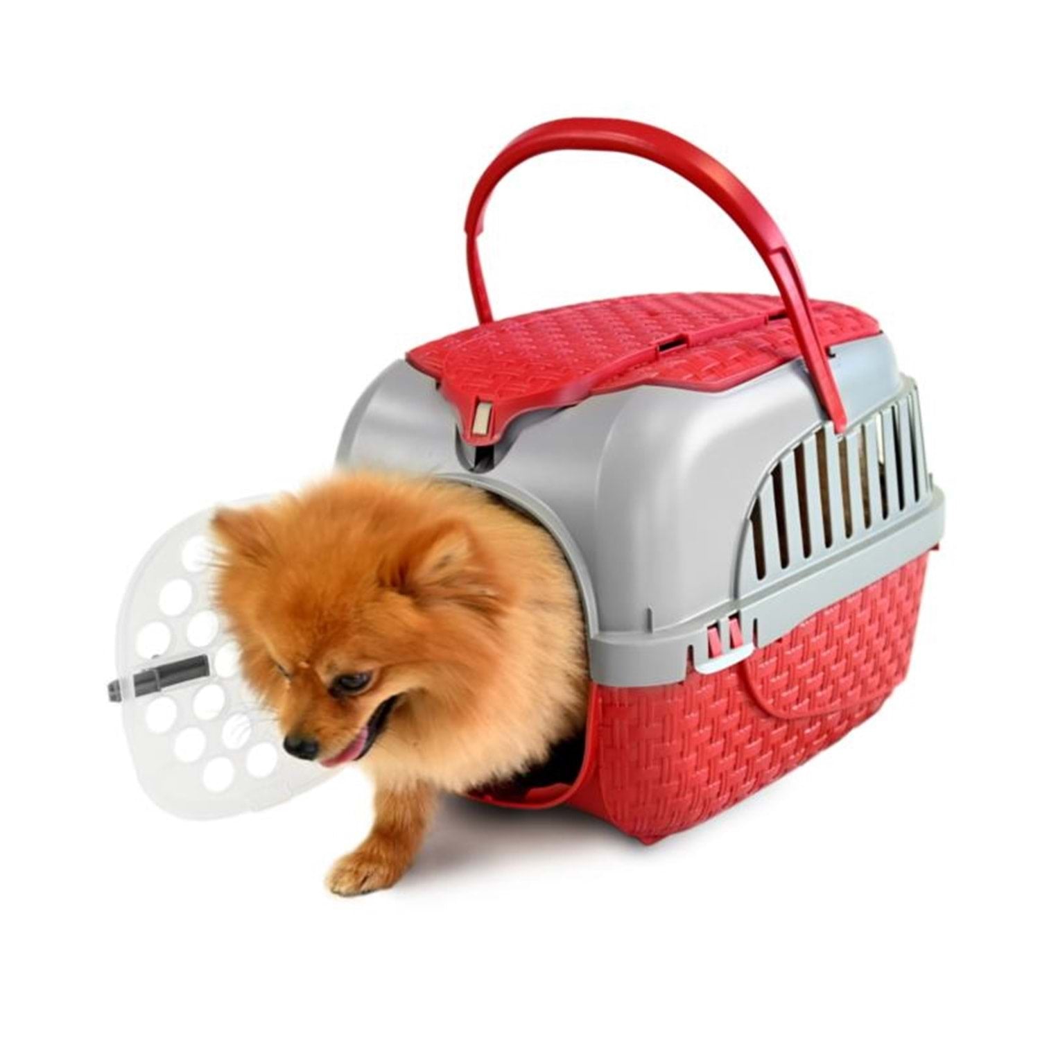 Kedi Ve Köpekler İçin Transporter Bordo 59X38X37 Cm